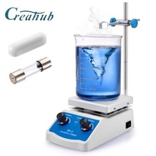 4.7 Inch Magnetic Stirrer Hot Plate Mixer 1500 RPM with Support Stand  Stir Bar