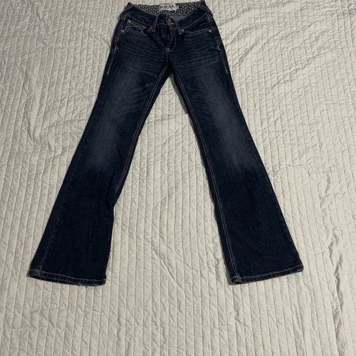 ARIAT REAL DENIM Size 26s boot cut women’s jeans Blues. - Picture 1 of 17