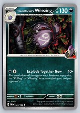 Team Rocket's Weezing 126/182 Destined Rivals Pokemon matazo