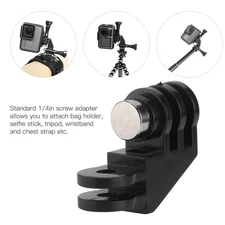 90 Degree Elbow Mount Adjustable Adapter Without Screw for Gopro Hero Camera