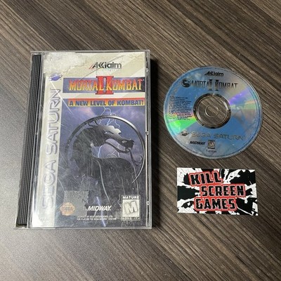 Mortal Kombat II Sega Saturn COMPLETE Disc + Case + Manual + Reg. Card