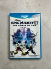 Disney Epic Mickey 2: The Power of Two (Nintendo Wii U, 2012)