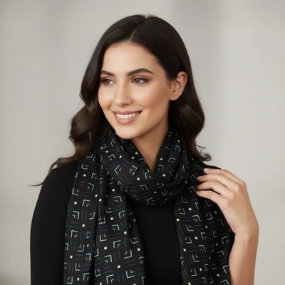 Women's Cotton Voile Rectangle Hijab Scarf Soft Lightweight Head Wrap
