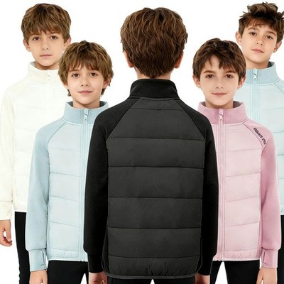 Unisex Kinder Jacke Bomber Mantel Ski Oberbekleidung Radfahren Lässig Langarm