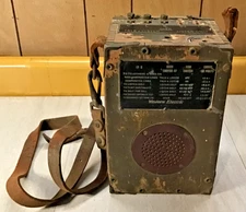 Vintage Western Electric Model 17E Field Telephone WWII US Army