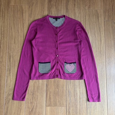 Vintage Laura Ashley Strickjacke Kaschmir Mix süß lebendig klassisch zeitlos Frühling 