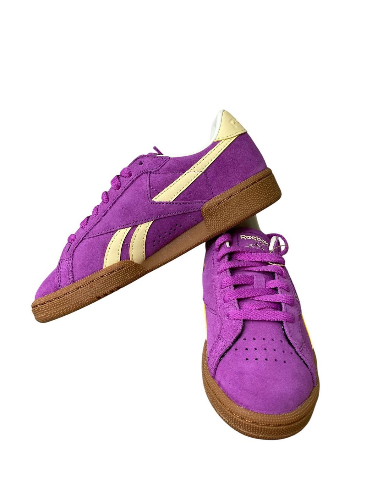 Reebok Women Sneaker Club C Grounds UK 100220814 Tennis Purple Chalk Size 7 M thumbnail 6