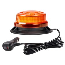 24-LED LED Strobe Beacon Light Rooftop Emergency Warning Lamp Magnets Amber