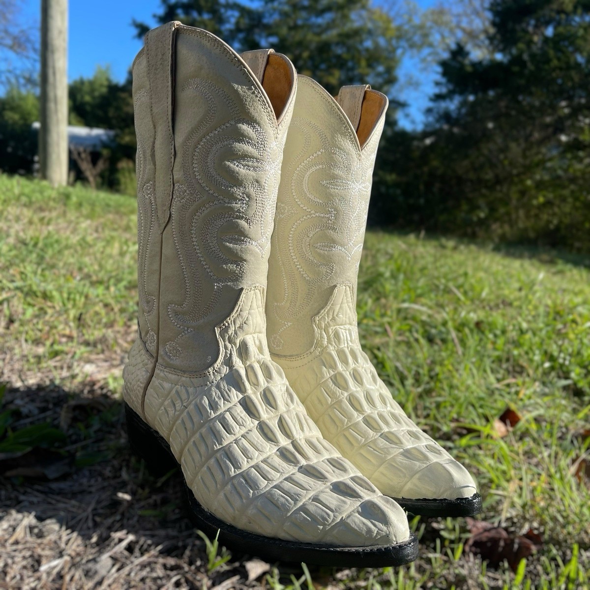 Bota de cocodrilo original Fuscus Brown Crocodile Boot (strut) – Tiendacharra.com  main image 3