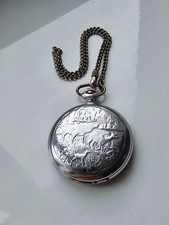 Vintage pocket watch Molnija USSR mechanical