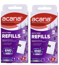 Pack of 4 Refills for the Acana Moth Monitoring Trap Station (lasts 16  weeks)