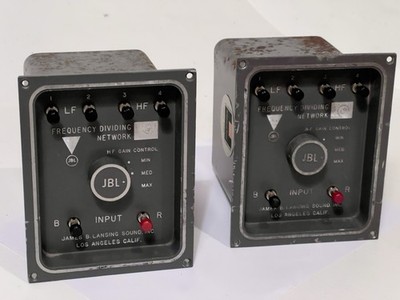 PAIR JBL 3120 Frequency Dividing Network 1200Hz Passive 2-Way Crossovers Vintage