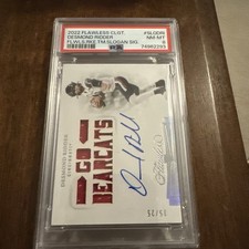 2022 Panini Flawless Collegiate Desmond Ridder Team Slogan Signature /25 RC RPA