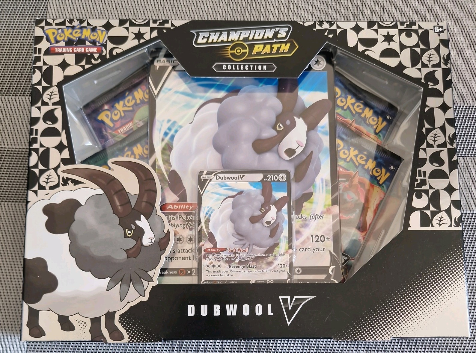 Pokemon TCG: Champion's Path Dubwool V Collection Box Sealed