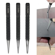 1.5mm/2mm/3mm Alloy Steel Center Punch Metal Wood Marking Drilling Tools &UK NEW