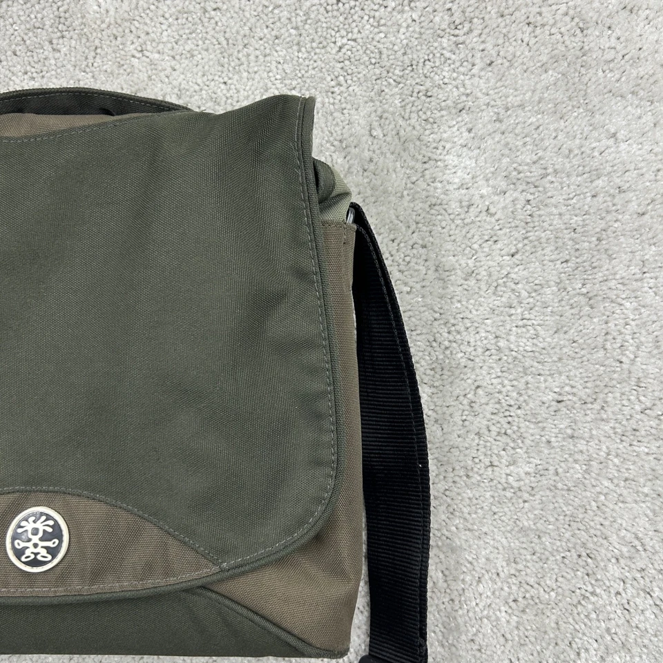 Bolso Mensajero Crumpler The Skivvy Talla Pequeña Verde Bolso de Hombro Lona Foto 3 de 4