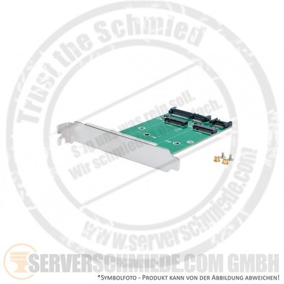 LOGILINK PC0086 2x SATA zu 2x M.2 SATA SSD Adapter