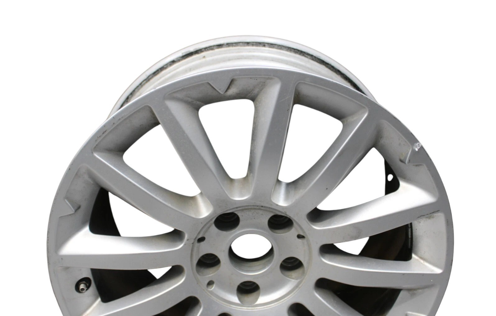 14-15 Maserati Ghibli 8.5X18H2 18'' 12-Spoke Rear Alloy Wheel Rim 670019917 Oem