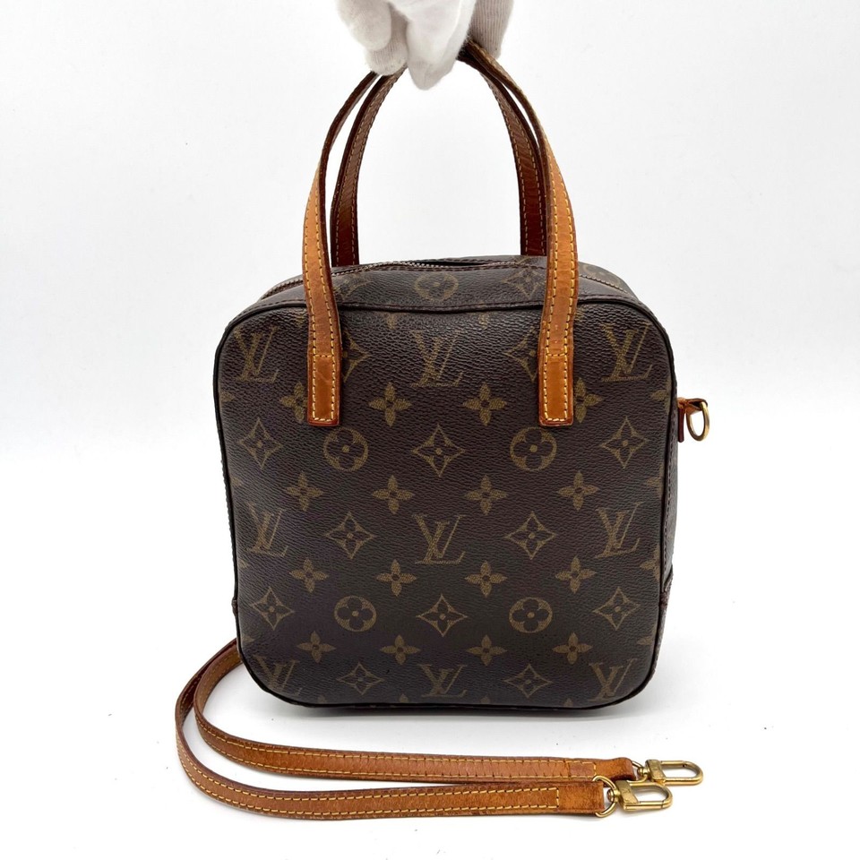 Auth LOUIS VUITTON Monogram Spontini Handbag / 2-Way Shoulder Bag M47500 2Y9102