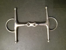 Used eggbutt full cheek snaffle Bit 5 1/4 in mouth french link 