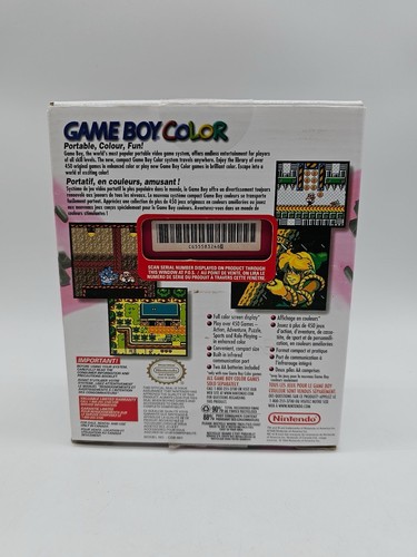 Nintendo Game Boy Color Berry Handheld System Box And Console Very Clean! - Afbeelding 3 van 10