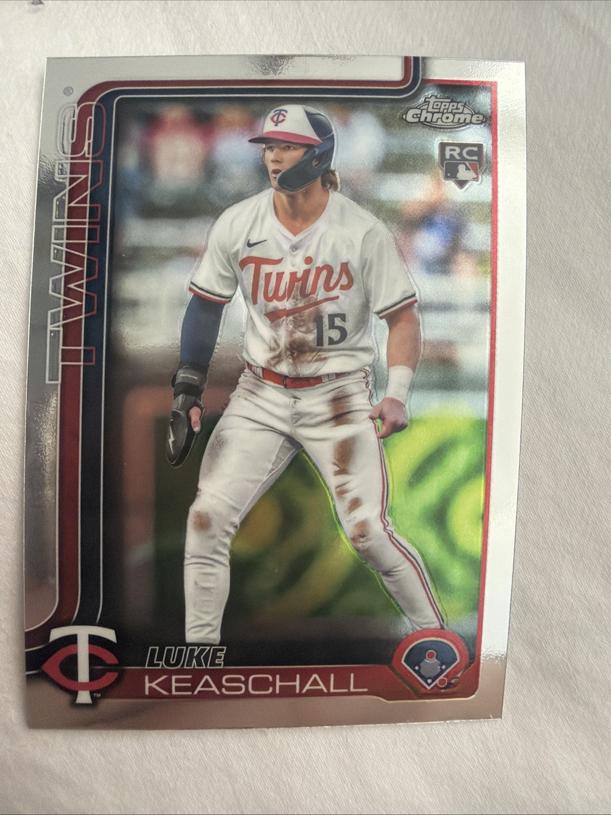 2025 Topps Chrome Update Series - Luke Keaschall #USC106 Refractor (RC)