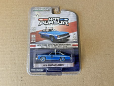 Greenlight Hot Pursuit New York NYPD 1976 Pontiac Lemans Police Car 25th CHASE