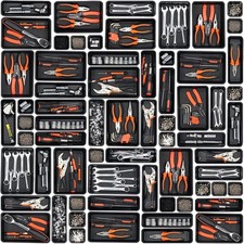 Precision Tool Storage System 45-compartment Organizer Tray For Workshops Precision Tool Storage System 45-compartment Organizer Tray For Workshops
