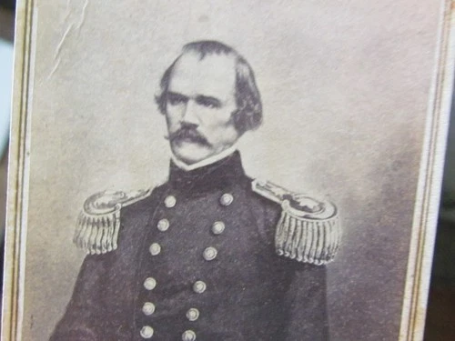 Confederate Civil War General Albert Sidney Johnston Killed at Shiloh cdv photo