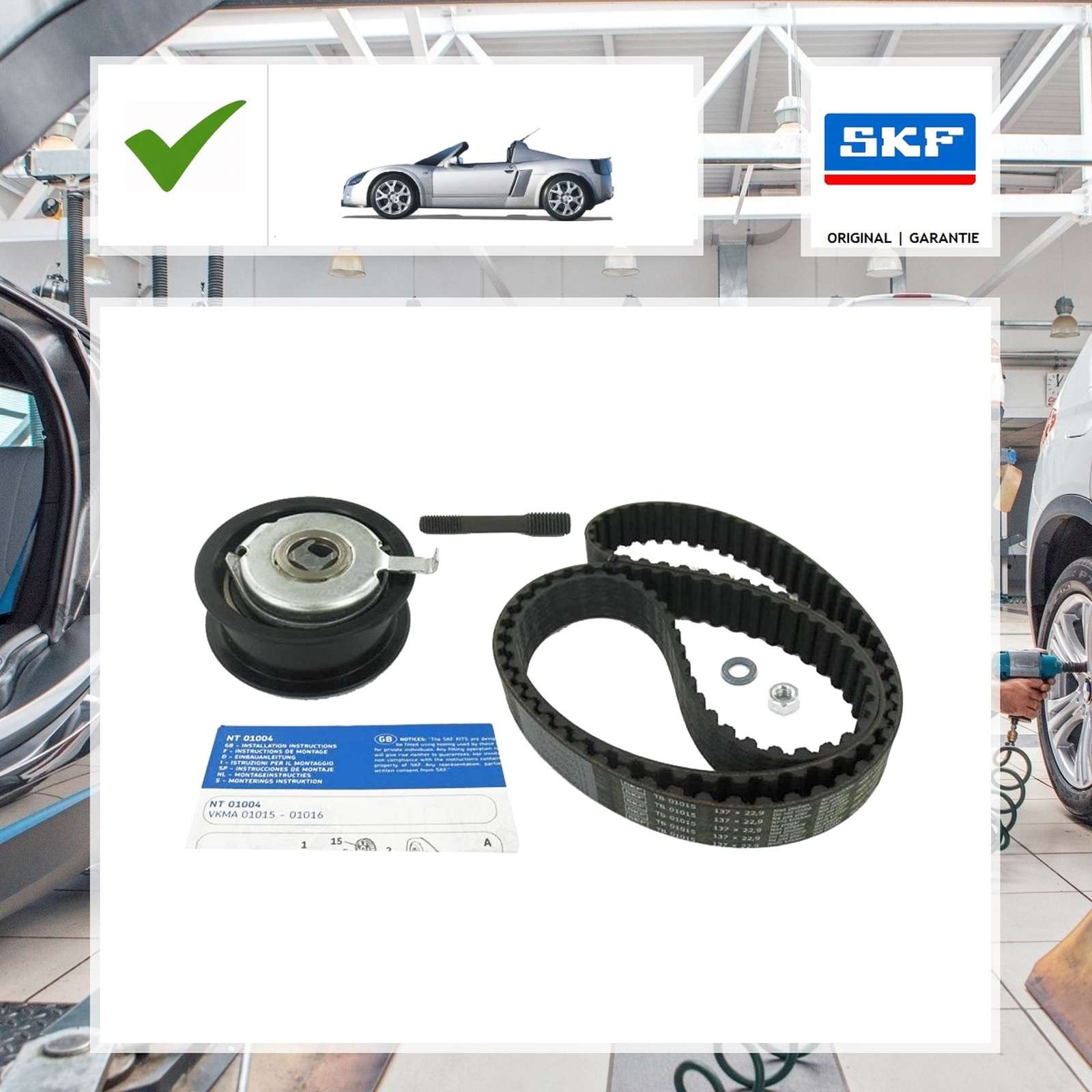 Skf Zahnriemensatz VW POLO (6N1) 64 1.9 D