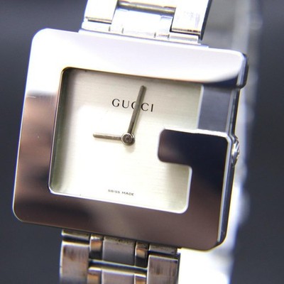 美品　GUCCI グッチ 腕時計3600Mフレーム シルバー 美品 GUCCI グッチ 腕時計3600Mフレーム シルバー 楽天市場】【中古