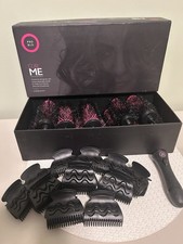 Pro Blo  Curl  Me Roller Brush Deluxe Hair Curling tool 12 detachable Rollers NIB