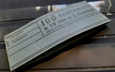 100 Rentenmark Original Banderole f&uuml;r 50 St&uuml;ck 2 Rentenmark