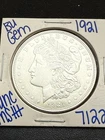 1921 BU UNCIRCULATED MORGAN SILVER DOLLAR AUTHENTIC U.S. MINT FREE SHIPPING 7122