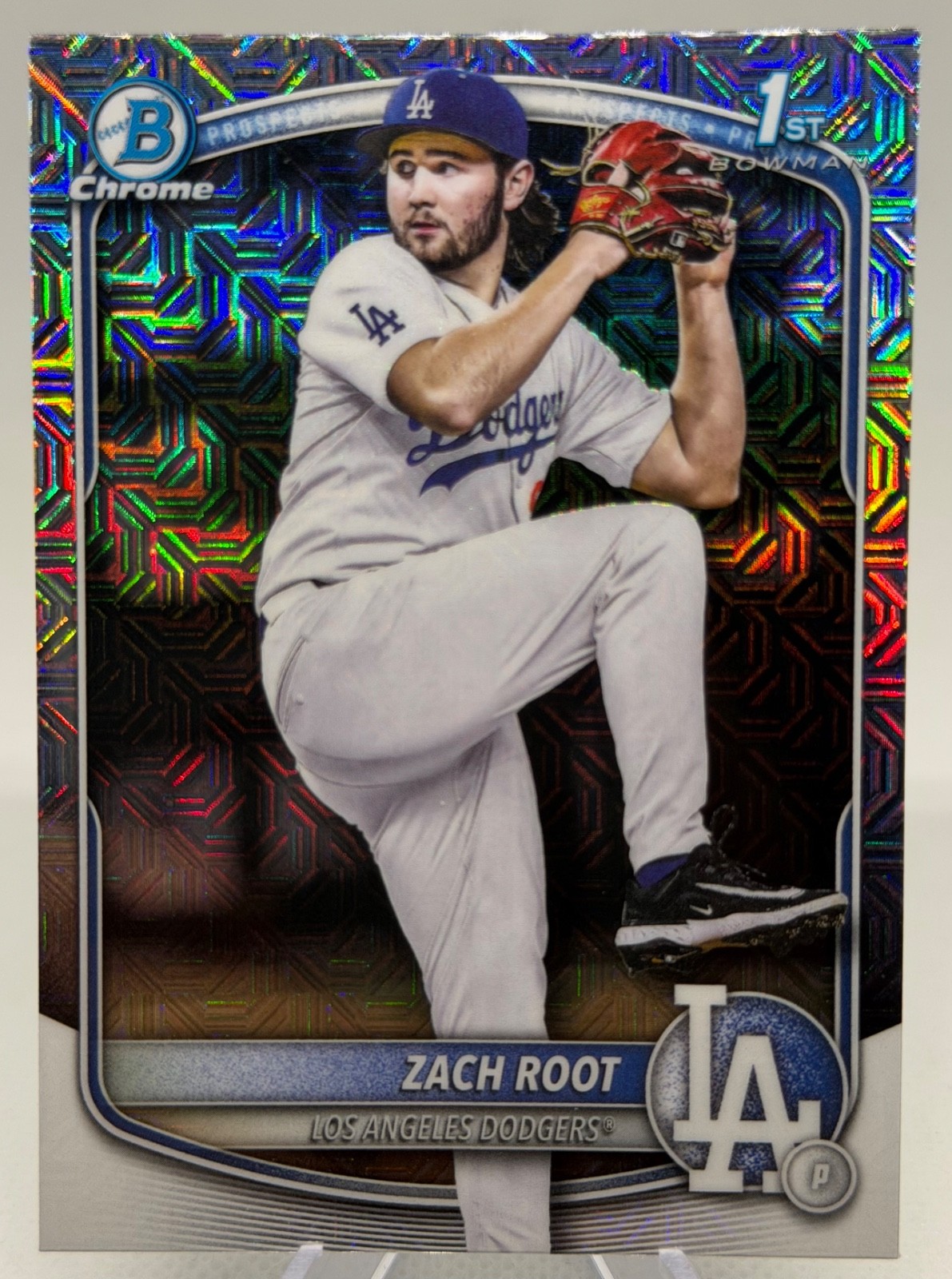 2025 Bowman Draft Chrome - Zach Root 1st Mojo Refractor #BDC-22 (RC)