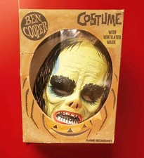 1963 "PHANTOM OF THE OPERA" Universal Monster BEN COOPER HALLOWEEN MASK BOX