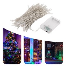 80 LED Fairy String Lights Party Christmas Tree Waterproof Outdoor Home Decor