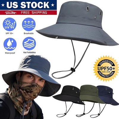 Bucket Hats Boonie Sun Hat UPF50+ Summer Wide Brim Fishing Hat  Men & Women US
