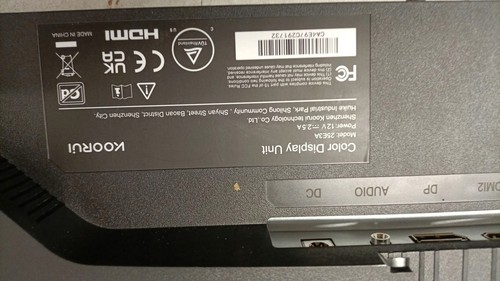 DEFECTUOSO KOORUI 25E3A02 Monitor LED 24,5 pulgadas 1920 x 1080 - Imagen 4 de 11