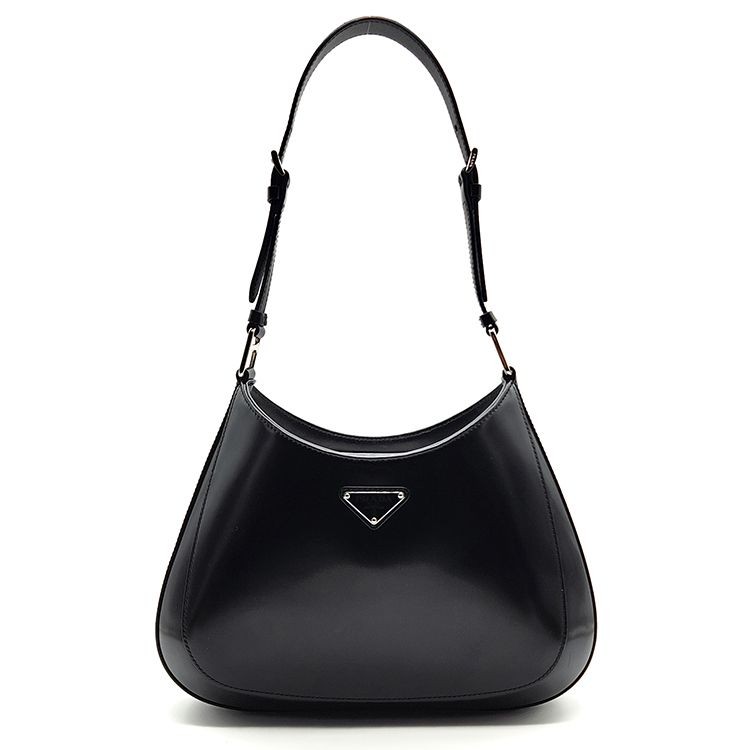 Prada Cleo Brushed Shoulder Bag 1BC156 115541665 [U]