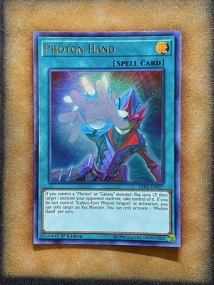Yugioh Photon Hand LED3-EN037 Ultra Rare 1st Ed NM
