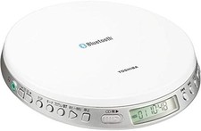 Toshiba Portable CD Player TY-P3 Music White Japan Bluetooth Stereo Earphones