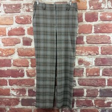 Talbots Pants Womens 6 Gray Plaid Southampton Pant Career Work Trousers