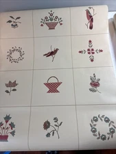 Wallcoverings wallpaper Vintage pre pasted strippable 60s Lot Of Over 7 Rolls