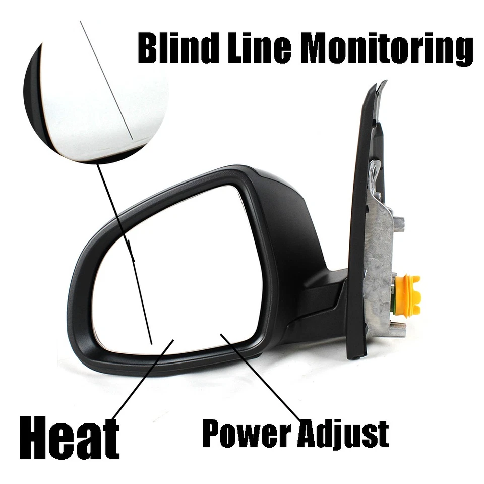 For BMW X5 F15 14-17 Left Driver Side Black Mirror Heated Blind Line Turn Light Foto 2 de 4