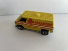 Vintage Hot Wheels Mattel Paramedic Ambulance Van 1974 Yellow 1:64 Diecast Car