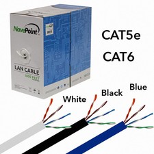 CAT5e 1000FT Blue 1-pack