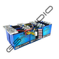 BATTERIA 60A - GS AUDIO 15*34 H11cm - 18 CELLE LTO - 14V + BMS E BARRE