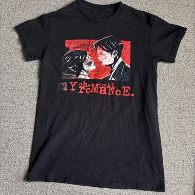 My Chemical Romance Three Cheers For Sweet Revenge Black Graphic T-Shirt Small