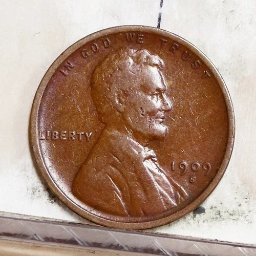 1909-S Lincoln Wheat Cent - Fine (#60161-L)